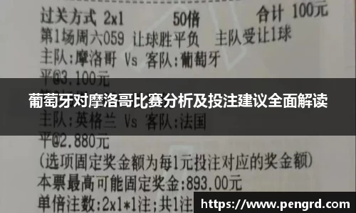 葡萄牙对摩洛哥比赛分析及投注建议全面解读