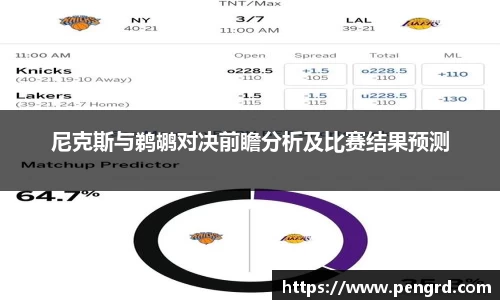 尼克斯与鹈鹕对决前瞻分析及比赛结果预测